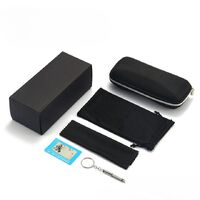 Sunglasses and eyeglasses hard shell case + extra kit JQ94890