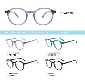 Plastic acetate eyeglasses frame for women WD1380