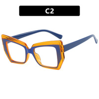 Plastic glasses with blue light protection for women 1233-5206-PN