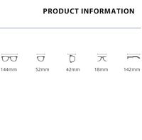 Metal Blue Block glasses with blue light protection FENQI F52062