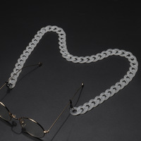 Metal glasses chain with acrylic stars GB112