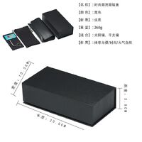 Sunglasses and eyeglasses hard shell case + extra kit JQ501-3