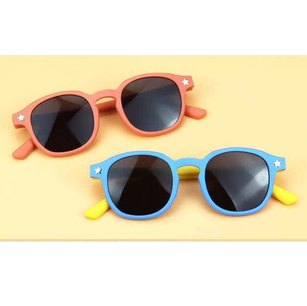 Polarized silicone sunglasses with UV400 protection for kids T11076