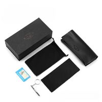 Sunglasses and eyeglasses hard shell case + extra kit JQ501-3
