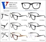 Оправа пластиковая из ацетата с флексом D5015-DA