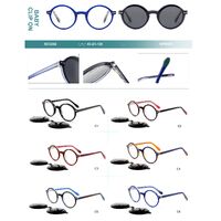 Оправа детская пластиковая из материала ацетат с флексом + насадка поляризационная солнцезащитная (клипон) Big City BC2202S