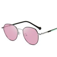 Очки металлические фотохромные с защитой от синего света 9664-GT