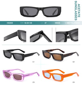 Поляризационные солнцезащитные пластиковые очки из материала ацетат Big City HS2849