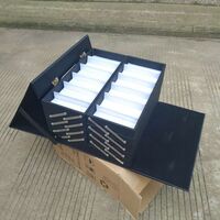 Передвижной бокс (ящик, чемодан, кейс, кофр, органайзер, витрина) на колёсах для оправ и очков на 60 мест JS-C190630