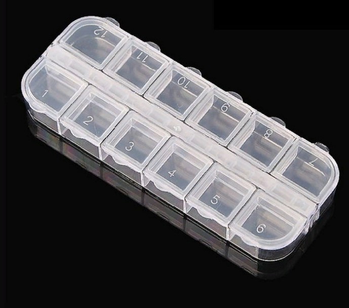 Container for organization of small parts KR 螺丝盒，空着