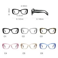 Plastic TR90 frames for glasses with Blue Ray Cut protection and flex hinges FOCUS FCS2147
