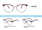 Plastic acetate eyeglasses frame for women WD3154