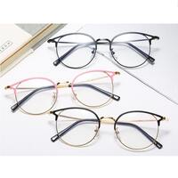 Metal eyeglasses for reading V6020 with blue ray cut protection, diopters from 0.00 to -6.00, not centered