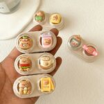 Mini soft contact lens kit retractable W-CT25米盒杯熊