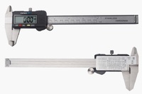Digital caliper hardened stainless steel in a plastic box