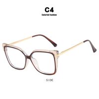 Combined (metal + TR90) glasses with blue light protection for women TR95811-TR5034-PN
