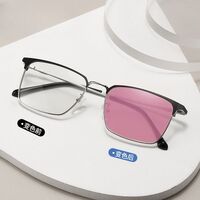 Очки металлические фотохромные с защитой от синего света 9661-GT