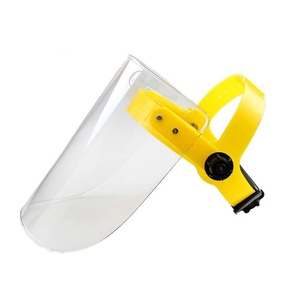 Маска защитная пластиковая прозрачная/коричневая 