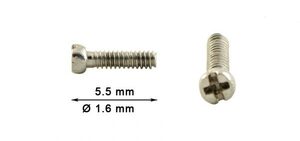 Винт Ø1,6 мм длина 5,4 мм 螺栓 2,0*1,6*5,4