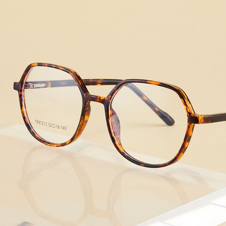 TR90 plastic frame or glasses with blue light protection, with spring hinges FA87213