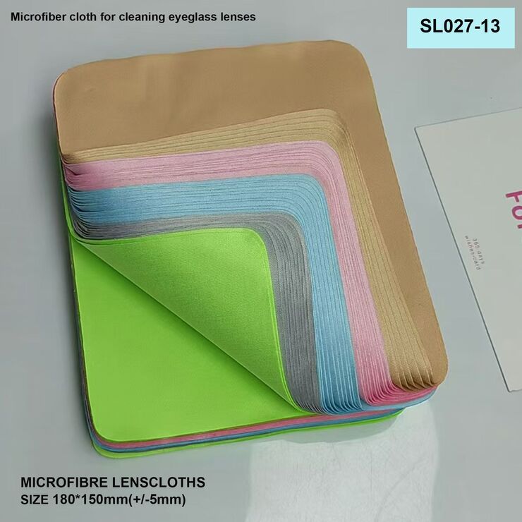 High-density microfiber napkin for glasses lens cleaning SL027-13, 15*18cm +/-0.5