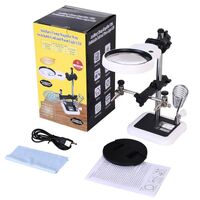 Tabletop multifunctional magnifying glass with backlight 16129AC-XX, magnification: 3,5X, 5,25X