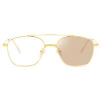 Очки фотохромные металлические для дали V8612 с коричневыми линзами, диоптрии от 0.00 до -6.00, не центрованные