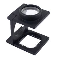 Folding magnifier 9007A-XX, dimensions: ⌀20 mm, magnification: 15X