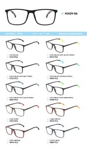 TR-90 plastic frames for glasses, with spring hinges MA09-06