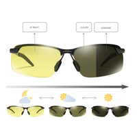 Антибликовые фотохромные солнцезащитные поляризационные очки с защитой UV400 для водителей F3043-4