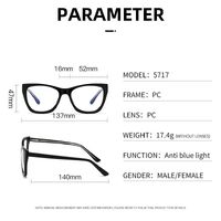 Оправа пластиковая с линзами с защитой от синего света, с флексом Elit 5717-EL