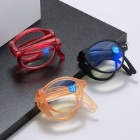 Plastic eyeglasses for reading, with case, Blue ray cut, diopters from +1.00 to +4.00, PD62-64 KY5105老花