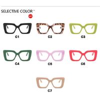 Plastic glasses with blue light protection for women 9810-PN
