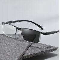 Photochromic plastic glasses for reading, with protection Blue Cut, diopters from 0.00 to +4.00, KY023变色眼镜