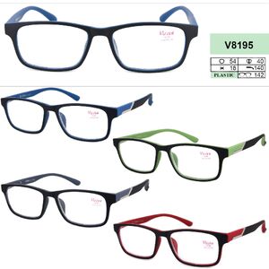 Ready-made plastic frame glasses for women Vizzini V8195, diopters from +1.00 to +4.00 (step 0.25)