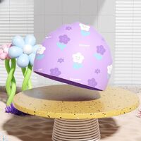 Шапочка для плавания силиконовая водонепроницаемая детская YM002-5-YU