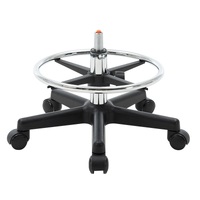 Кресло вращающееся на колесиках со спинкой и подъемником для кабинета офтальмолога KBL-001 (C12+B05)