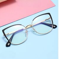 Metal glasses with blue light and UV protection 9709-GT