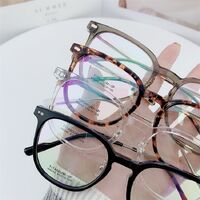 Оправа гибридная, металл + TR90, линзы с Blue Block покрытием SANTA M8045