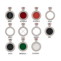 Additional lenses with a plastic rim for trial lens set