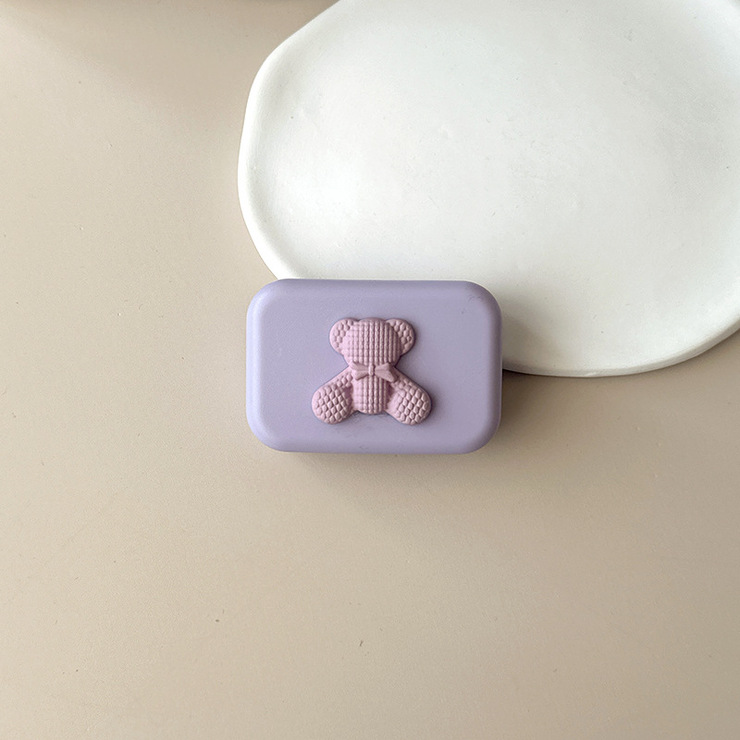 Mini soft contact lens A118-19蓝色DIY兔熊