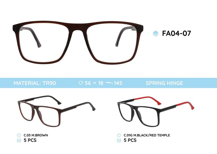 TR90 plastic frame for glasses FA04-07
