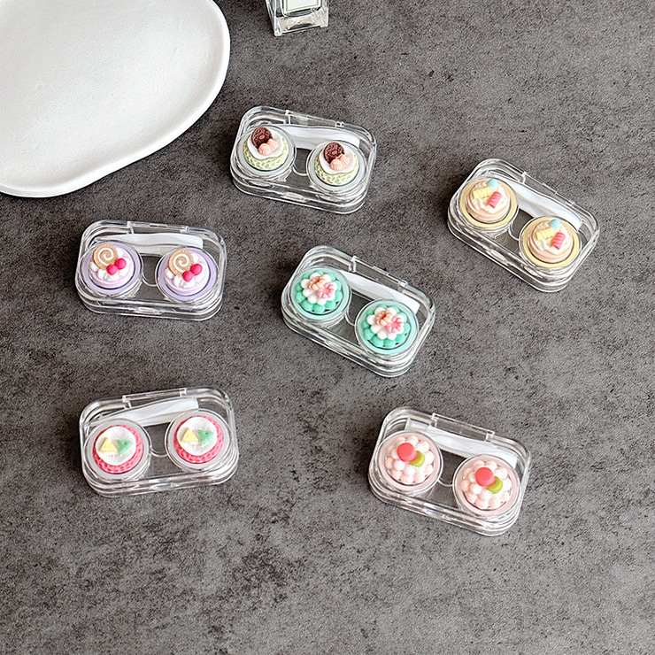 Мини-набор для мягких контактных линз W806透明蛋糕