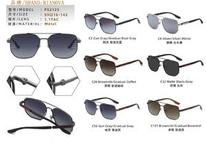 Polarized metal sunglasses Rianova PS2125