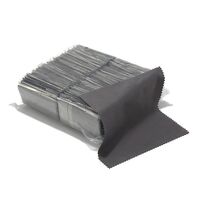 Салфетка из микрофибры для протирки линз в очках, в индивидуальной упаковке, плотность 180 gsm (г/м2), размер 13*13 / 15*15 / 15*18 см