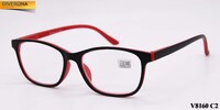 Corrective plastic frame eyeglasses with spring hinges VIZZINI V8160