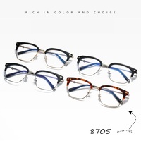 Blue Block metal TR90 glasses with blue light protection F2106 (8705)