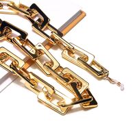 Цепочка для очков из натурального зеленого камня GB105