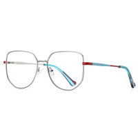3D colorful whiskeys style metal blue blocker frames for glasses MORE 3052