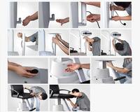 Ophthalmologist workstation, combined table + chair S-880B, tabletop 880*500 mm